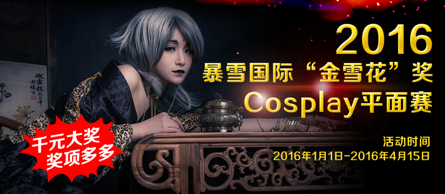 2016暴雪國(guó)際“金雪花”獎(jiǎng)Cosplay平面賽